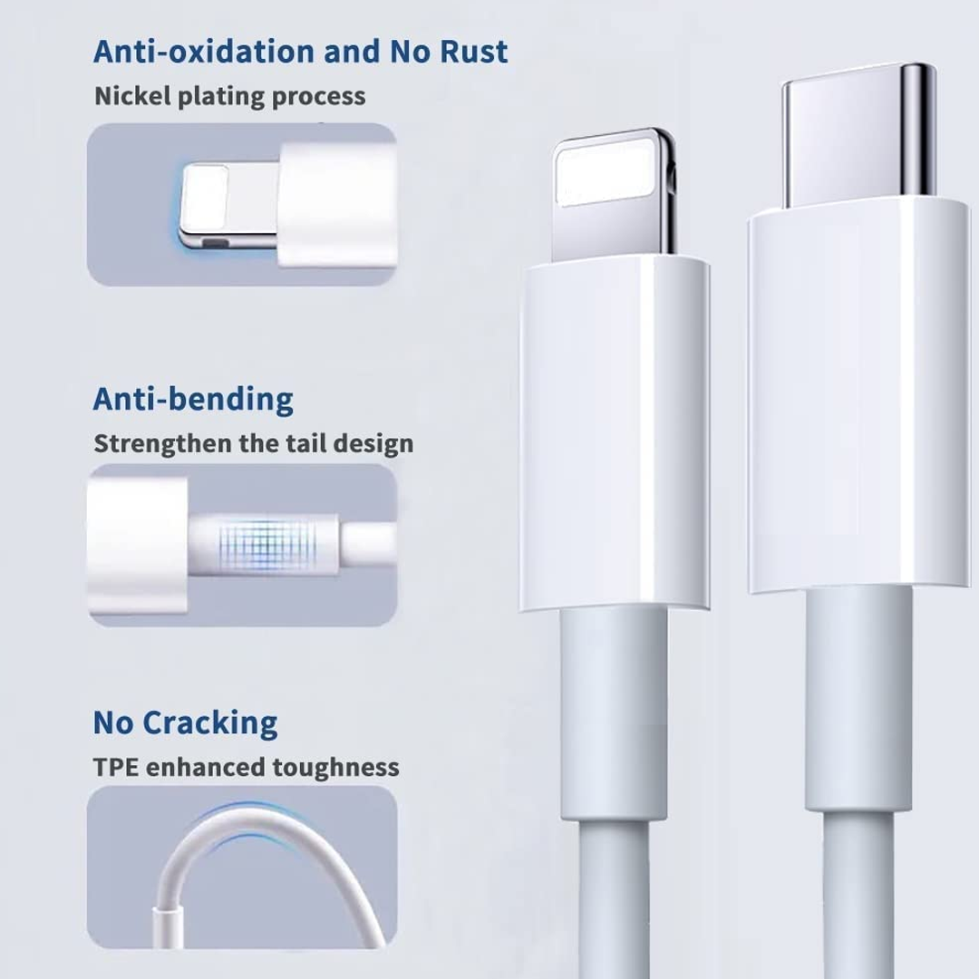20W punjač za iPhone, iPad i AirPods sa kablom (adapter i kabl)