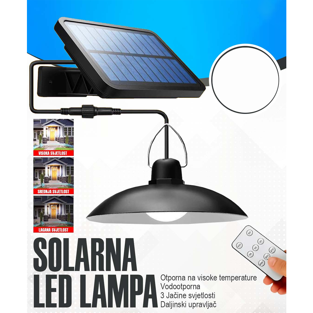 Dve solarne lampe sa daljinskim upravljačem