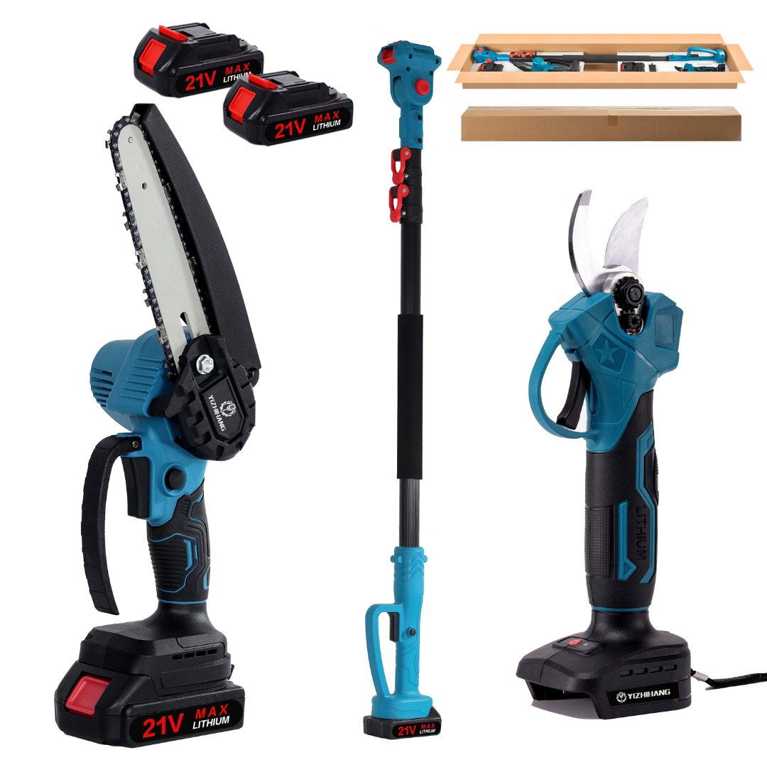 Agram Tools teleskopski aku set: pila i škare za grane - 240 cm