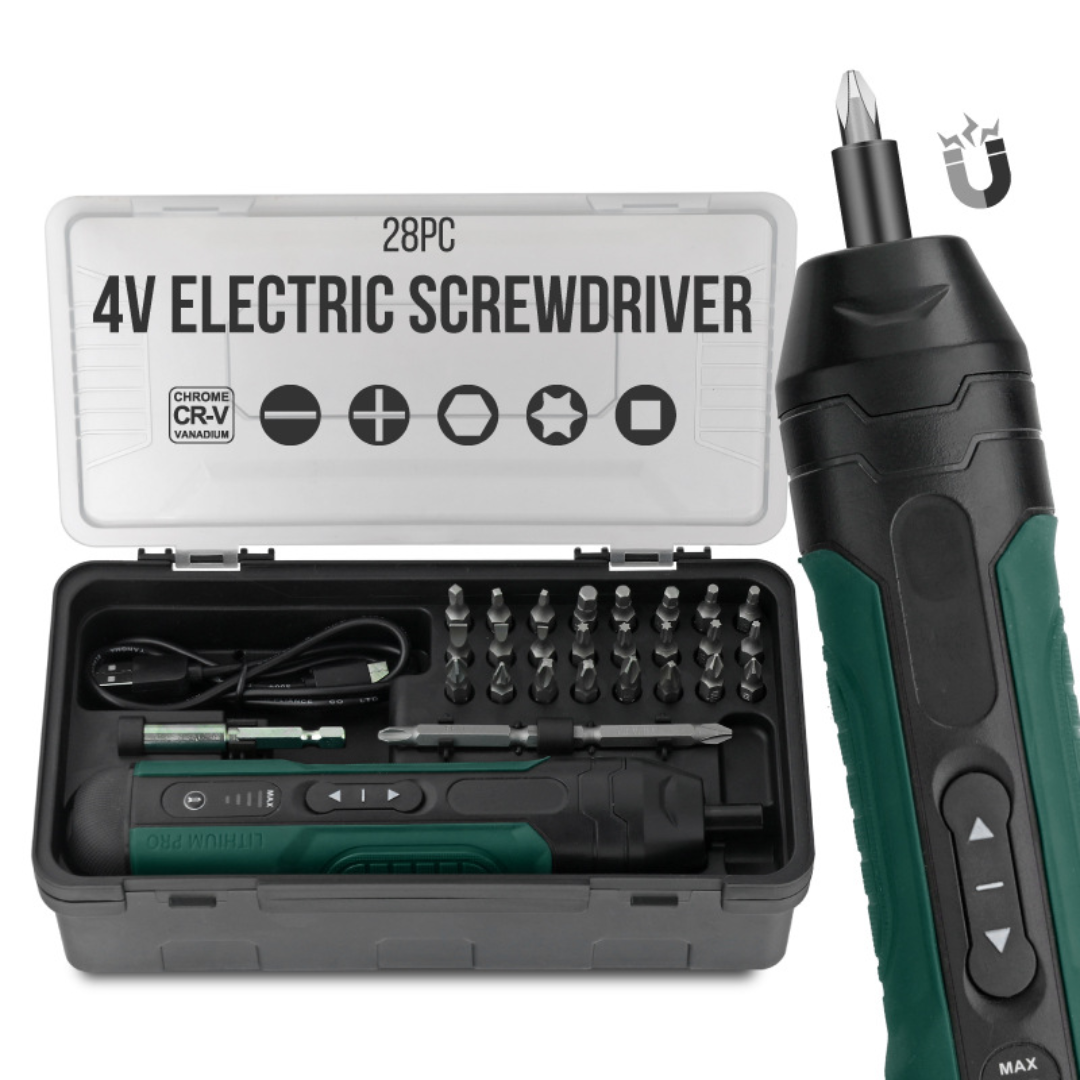 Aku električni odvijač – set od 28 delova