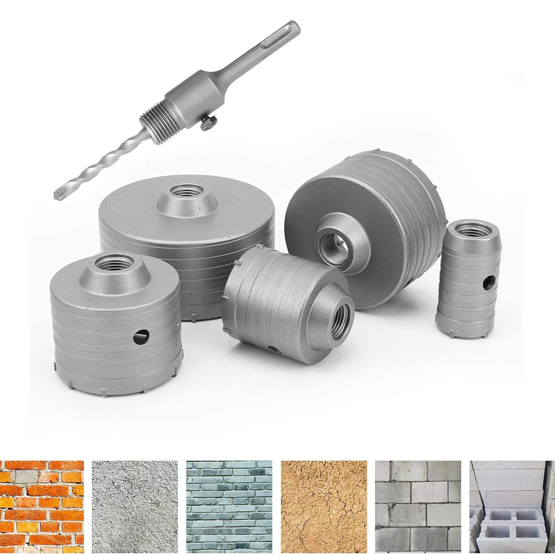 Burilice za beton: 125 mm, 100 mm, 80 mm, 65 mm, 40 mm