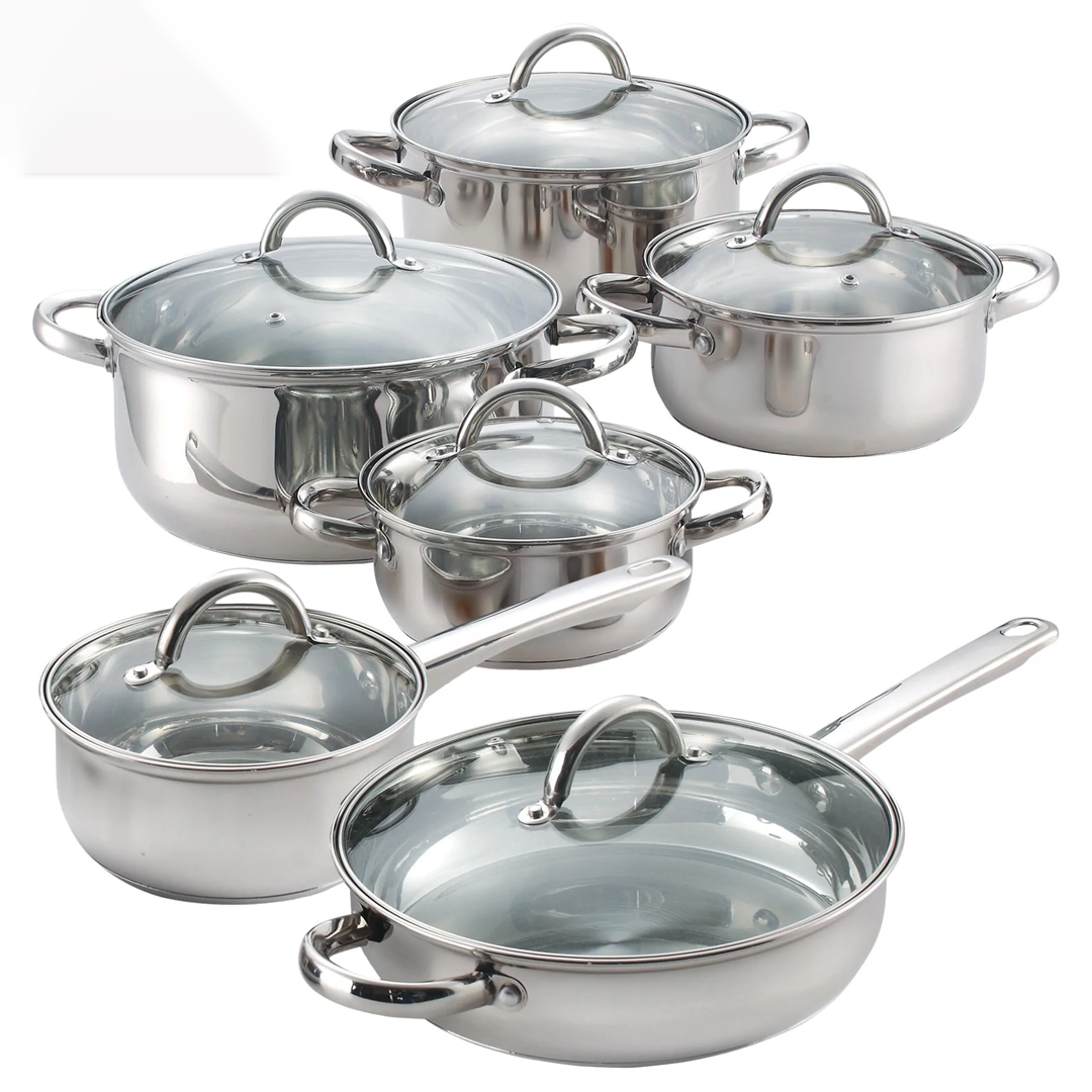 Premium INOX 18/10 Zurrichberg set lonaca od 12 delova