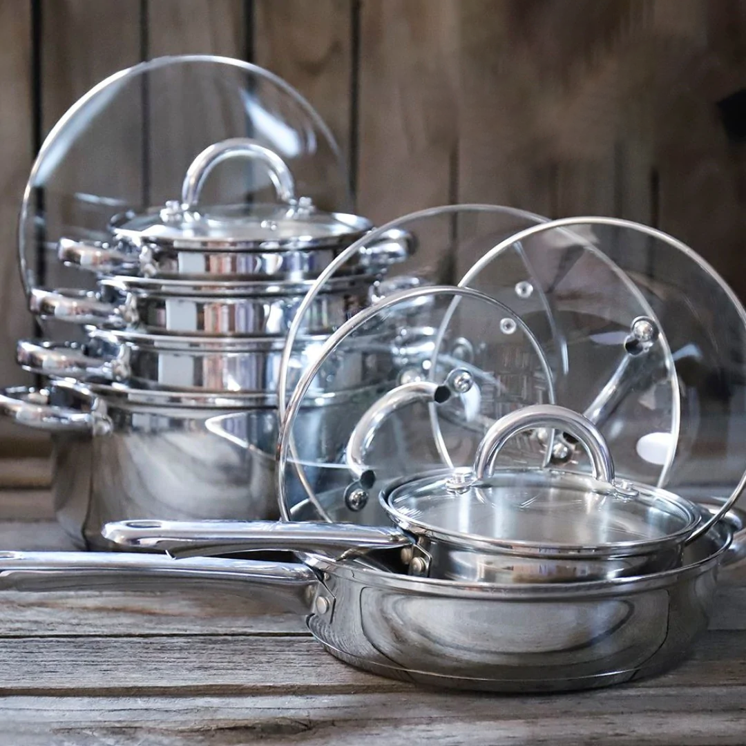 Premium INOX 18/10 Zurrichberg set lonaca od 12 delova