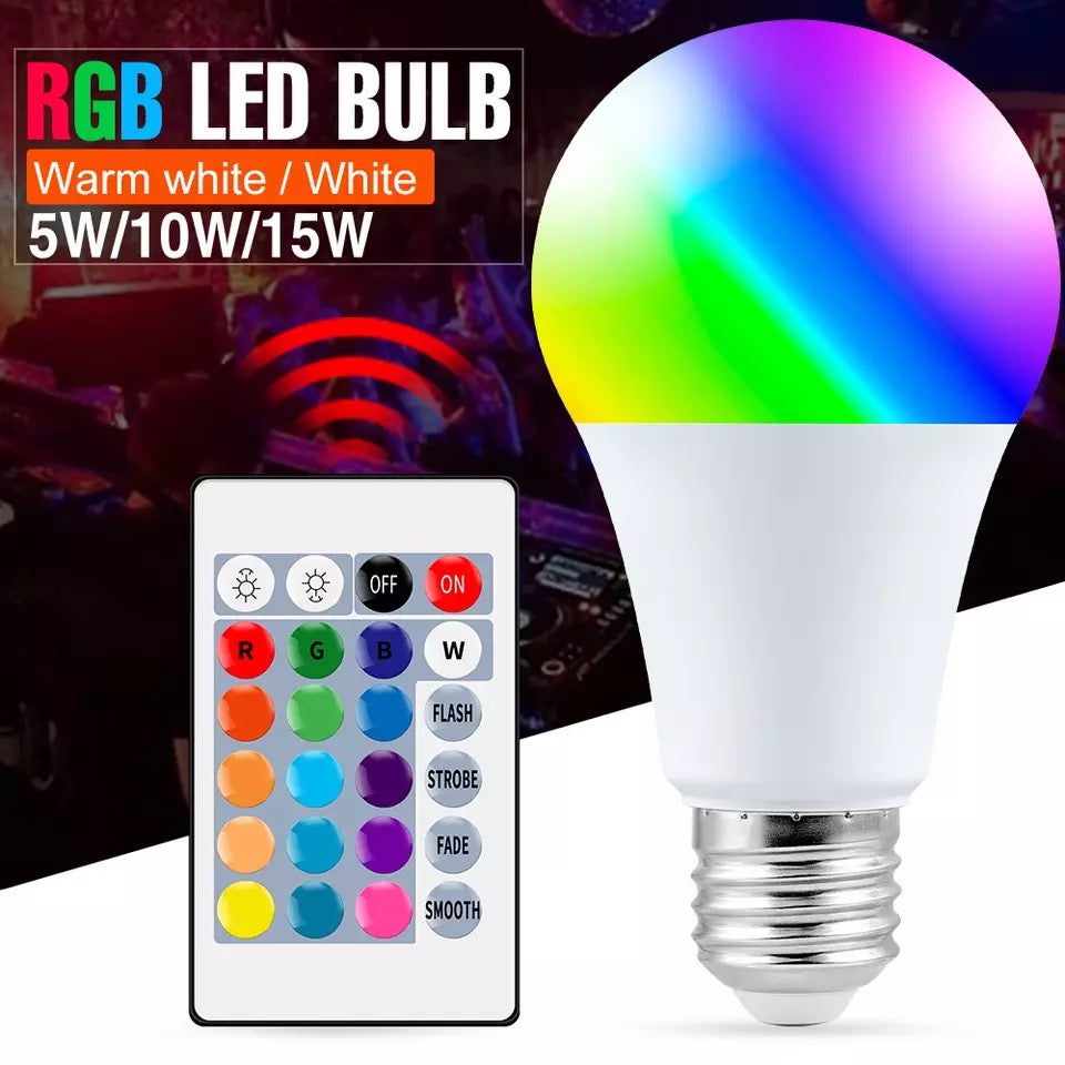 RGB i BELA SIJALICA SA DALjINSKIM UPRAVLjAČEM